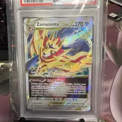 2023 Pokemon Crown Zenith # 099 Zamazenta VSTAR PSA 10 Card GEM MINT - Image 3