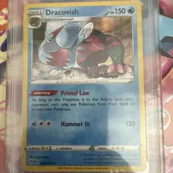 Pokemon TCG Dracovish Holo Darkness Ablaze Card 053/189 PSA 10 Gem Mint Card UK - Image 2