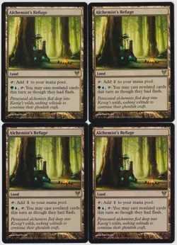 MTG 4X Alchemist's Refuge X4 Avacyn Restored Magic - NM/PL - Image 1