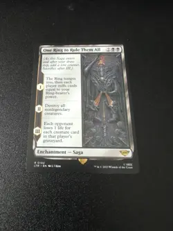 One Ring to Rule Them All #102 (NM) Lord of the Rings LTR Magic MTG - Image 1