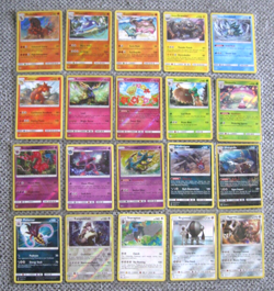 2017 POKEMON 20-CARD LOT Holo/Reverse Holo/Base ALL MINT - Image 1