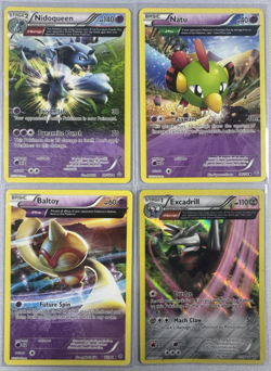 4 Full Art Commons Pokemon Card Lot Nidoqueen Baltoy Natu Excadrill - Image 1