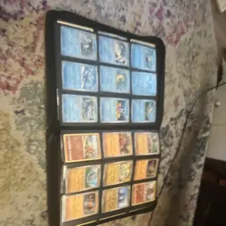 Pokemon TCG Sword & Shield Mixed Card Lot Binder Pages w/ Pikachu Standard Size - Image 2