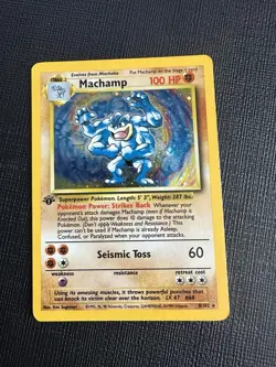Pokemon TCG Machamp Holo 8/102 & Machamp (Prime) 95/102 2-Card Lot English - Image 5