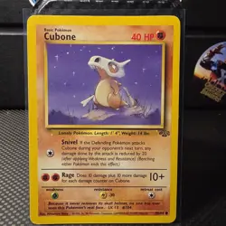 Wizards the Coast Pokemon TCG Jungle 5-Card Lot Cubone/Marowak ENG 1999 (P106) - Image 4