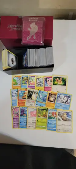 Pokemon TCG BREAKthrough 2015 Mixed Card Lot w/ Mewtwo Deck Box & Sleeves - Image 1