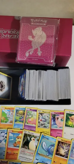 Pokemon TCG BREAKthrough 2015 Mixed Card Lot w/ Mewtwo Deck Box & Sleeves - Image 3