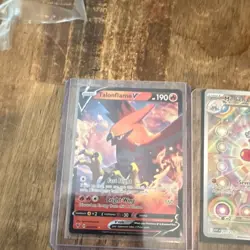 Pokemon TCG Crown Zenith Holo 5-Card Lot: Pikachu V, Talonflame V +3 - Image 5