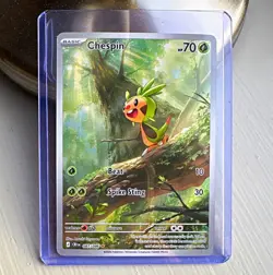 Pokemon TCG Crown Zenith Chespin 087/086 & Tauros 096/086 2-Card Lot - Image 1