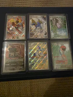 Pokemon TCG 6-Card Foil Full Art Lot S&V/MEG - Image 1
