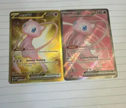 Pokemon SV:151 Mew Ex 205/165 & Mew Ex 193/165 Two Card Lot. NM - Image 1