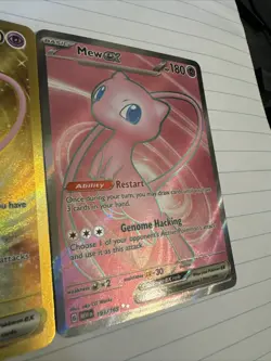 Pokemon SV:151 Mew Ex 205/165 & Mew Ex 193/165 Two Card Lot. NM - Image 3