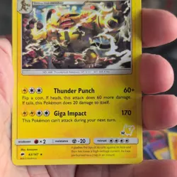 Pokemon TCG Holo Promo 3-Card Lot Pikachu 052/196 Alolan Raichu SM65 - Image 3