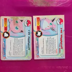 Topps Pokemon TV Animation Edition 2-Card Lot Jigglypuff/Wigglytuff #39-40 - Image 2