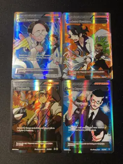 Pokemon TCG XY Mid Era Full Art Ultra Rare Holo Trainer Supporter 4 Card Lot - Image 1