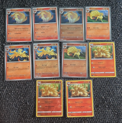 Nintendo Pokemon TCG Ninetales 10-Card Lot Chilling Reign 15/198 English - Image 1
