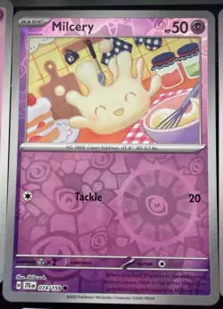 Pokemon TCG Milcery Card Lot (6) Reverse Holo Regular Various Sets NM Cards - Image 3