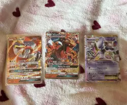 Pokemon TCG 3-Card Lot Ho-Oh GX/Charizard GX/Mewtwo EX - Holo EN - Image 1