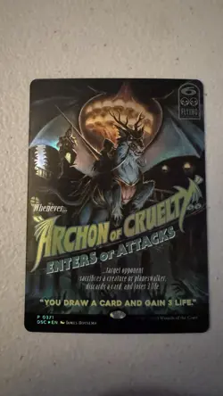 Archon of Cruelty (Showcase) Commander: Duskmourn: House of Horror Foil - Image 1