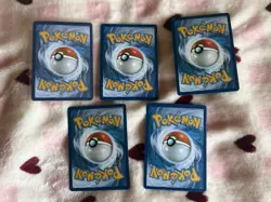Pokemon TCG 5-Card Lot Eevee V/Lapras VMAX/Zamazenta V/Heracross EX Holo EN - Image 2