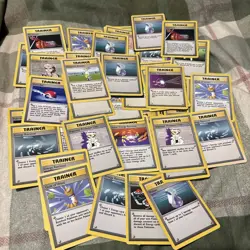 Vintage Pokemon WOTC Trainer Lot 60+ Card Joblot Bundle Oak Bill - Image 1