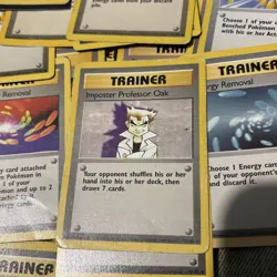 Vintage Pokemon WOTC Trainer Lot 60+ Card Joblot Bundle Oak Bill - Image 3