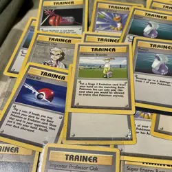Vintage Pokemon WOTC Trainer Lot 60+ Card Joblot Bundle Oak Bill - Image 4