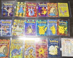 Topps Pokemon Hologram Trading Card Lot 18 Official Trading Cards 2000 - Image 1