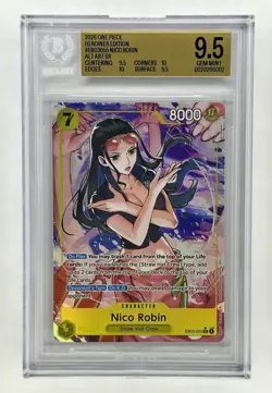 2026 One Piece Heroines Edition Nico Robin Special Card Alt Art EB03-055 BGS 9.5 - Image 1