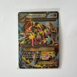 Pokemon TCG Primal Groudon EX 151/160 XY Primal Clash Full Art Holo 240 HP - Image 1