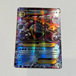 Pokemon M Blastoise EX 30/146 Full Art Ultra Rare Holo XY 2014 English - Image 1