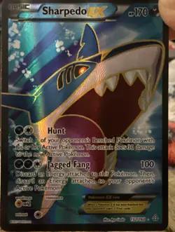 Sharpedo EX (152 Full Art) 152/160 XY - Primal Clash Holo - Image 2