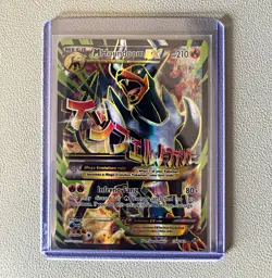 The Pokemon Company M Houndoom EX 154/162 XY BREAKthrough Ultra Rare Holo - Image 1
