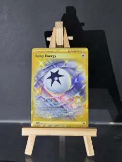 Pokemon TCG Spiky Energy 190/159 Journey Together Gold Hyper Rare Card - Image 1