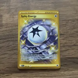Pokemon TCG Spiky Energy Gold Hyper Rare Card 190/159 Journey Together - Image 1