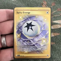 Pokemon TCG Spiky Energy 190/159 Journey Together Hyper Rare Card - Image 1