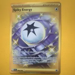 Pokemon TCG Spiky Energy 190/159 Sv09: Journey Together Hyper Rare Holo EN - Image 1
