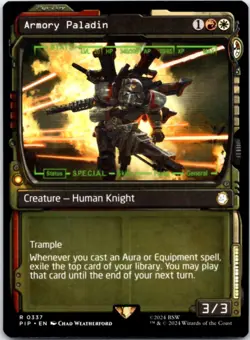 Armory Paladin (Showcase) - Universes Beyond: Fallout - 337 NM - Image 1