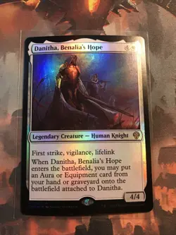 MTG Danitha, Benalia's Hope FOIL Dominaria United DMU 015/281 Rare NM - Image 1