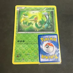 Pokemon TCG: _____'S SNIVY Black Star Promo Jumbo Oversized Card LP - Image 3