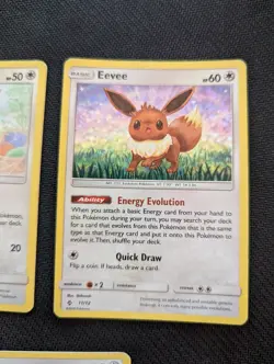 Pokemon TCG Eevee SWSH Black Star Promos SWSH095 Holo (+2 Free Eevee Cards) - Image 4