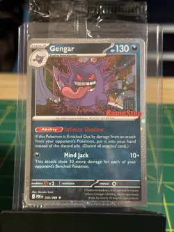 Pokemon TCG Factory Sealed Gengar 050/088 GameStop Exclusive Promo Holo Sealed - Image 1