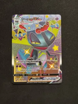 Pokemon TCG Dragapult VMAX SWSH097 Holo Black Star Promo Baby Shiny Vault - Image 1