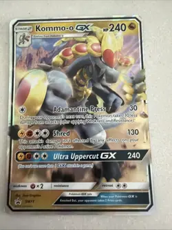 Pokemon TCG Kommo-o GX SM71 Black Star Promo Sun & Moon Holo Rare NM - Image 4