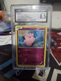 Clefairy Toys R Us Promo Holo 050/083 English Pokemon TCG Card CGC 8.5 - Image 1
