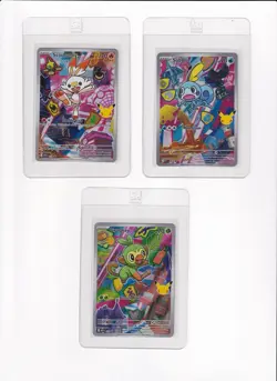 Pokemon TCG Grookey Scorbunny Sobble MEP 052 053 054 Promo Holo Lot NM - Image 1