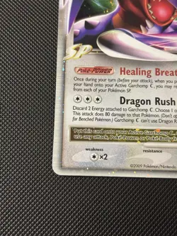 Pokemon Garchomp TCG C LV.X DP46 Holo Black Star Promo LP - Image 2