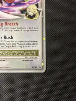 Pokemon Garchomp TCG C LV.X DP46 Holo Black Star Promo LP - Image 3
