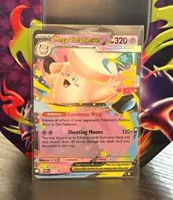 Pokemon TCG Mega Clefable ex 072 MEP Black Star Promo Near Mint - Image 1