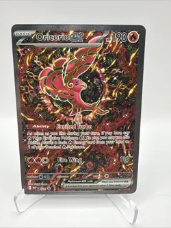 🔥Oricorio ex 024 Phantasmal Flames Black Star Promo Full Art Pokemon TCG 🔥 - Image 1